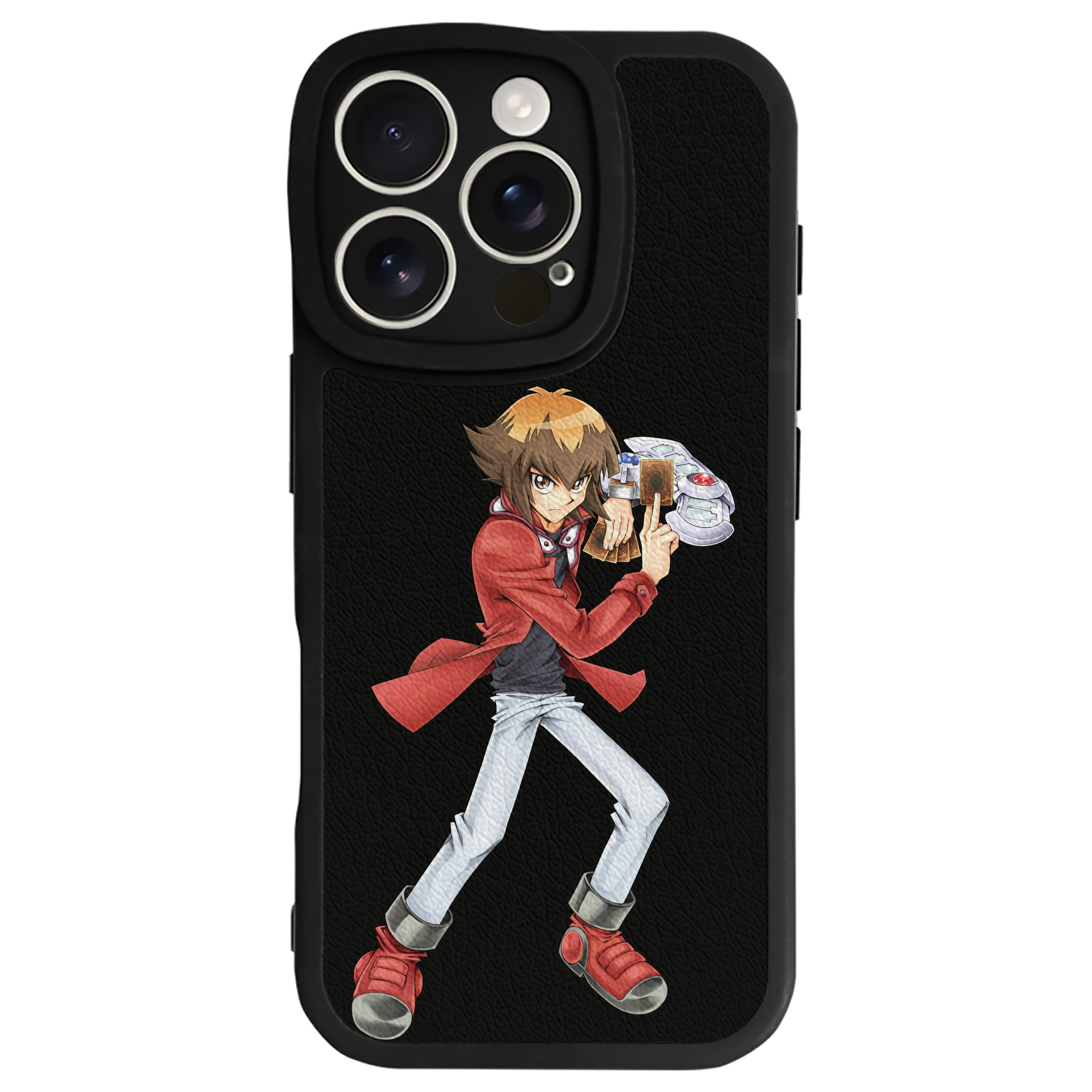 遊☆戯☆王 Yu-Gi-Oh! 【iPhone 16シリーズ対応】シリコンスマホケース（レザー調） 材質：シリコン